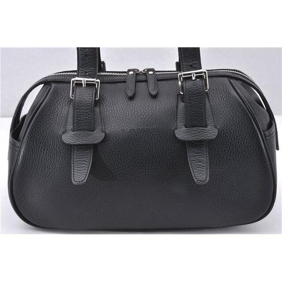 Auth Burberry Vintage Hand Boston Bag #74403B27B - Picture 14 of 15